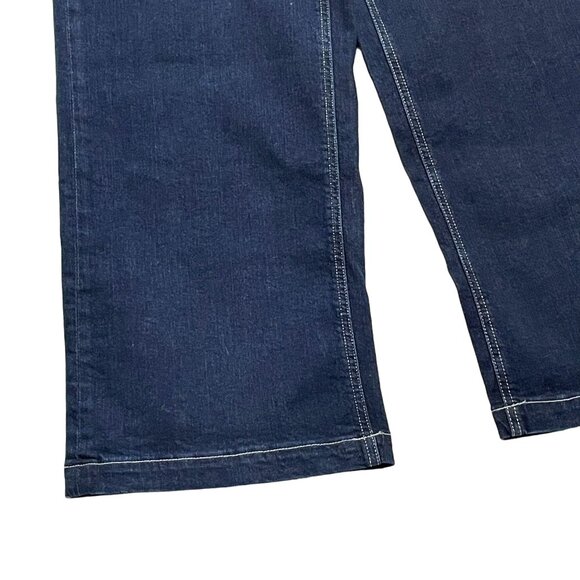 J Crew Mercantile Denim Crop Jeans High Rise Wide Leg Trousers Size 29 New u - Picture 3 of 13